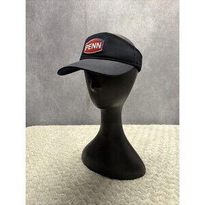 PENN Performance Visor Navy One Size Adjustable Polyester Solid Logo